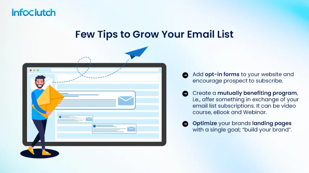 Tips to grow your email list