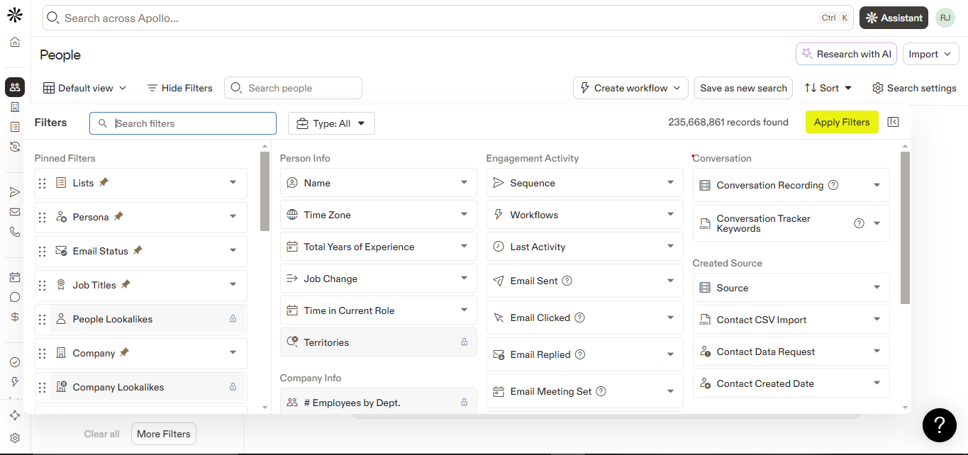 The People search interface is your new best friend