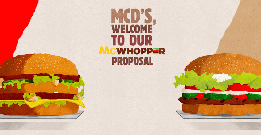 Burger King and McDonald's collaboration