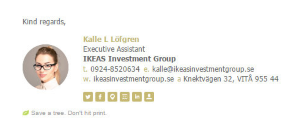 Email Signature