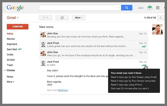 Mailtrack gmail