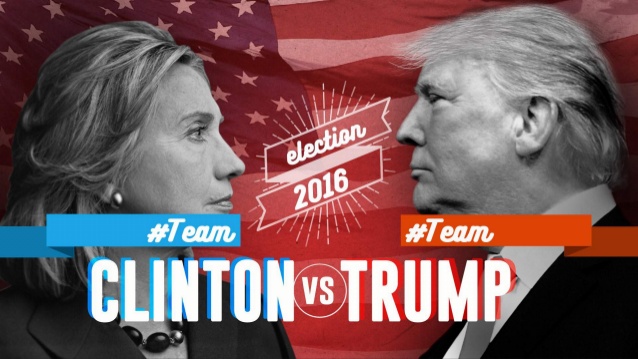 teamclinton vs teamtrump election2016