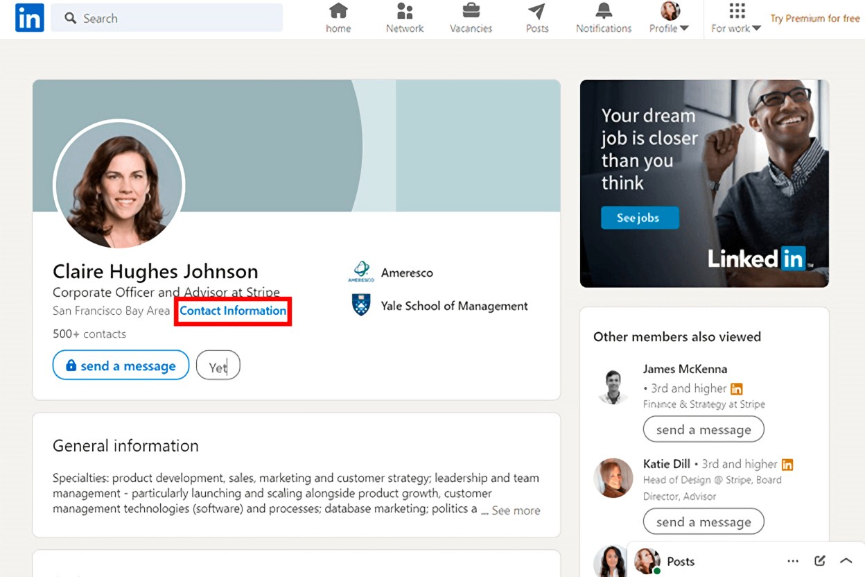 utilize professional platforms like linkedIn